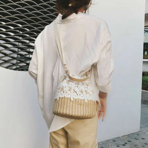 Straw Shoulder Bags for Women