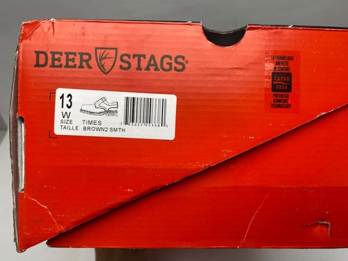 New Deer Stags Times Men's Oxford Shoes Brown Size 13W Wide Width NWT - Picture 24 of 24