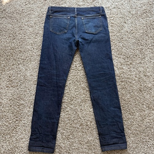 A.P.C. APC Petit New Standard Blue Indigo Raw Denim Jeans Size 36 (True 35x32) - Picture 6 of 10