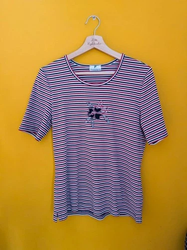 Frank Walder Women’s Striped Top – S