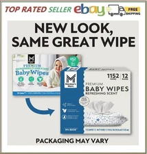 Member's Mark Premium Refreshing Clean Scented Baby Wipes, 12 Packs (1152 ct.)