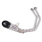 For Yamaha YZF R7 MT-07 FZ07 XSR 700 Full Exhaust  System Header Pipe Muffler