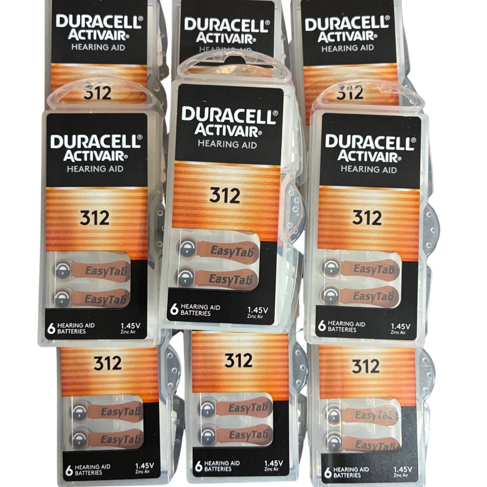 Duracell Activair Hearing Aid Batteries: Size 312 (60 Batteries) Exp 2029