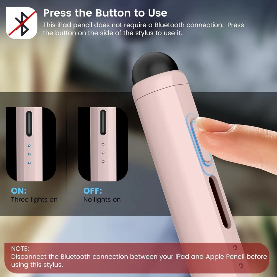 Stylus Pen for Apple iPad Pro 13/12.9/11-inch, iPad Air M3/M2 2025 13/11-inch - Image 3 of 4