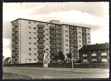Lauenburg /Elbe, Wohnhaus, Mehrfamilienhaus, Litfaßsäule, Ansichtskarte 