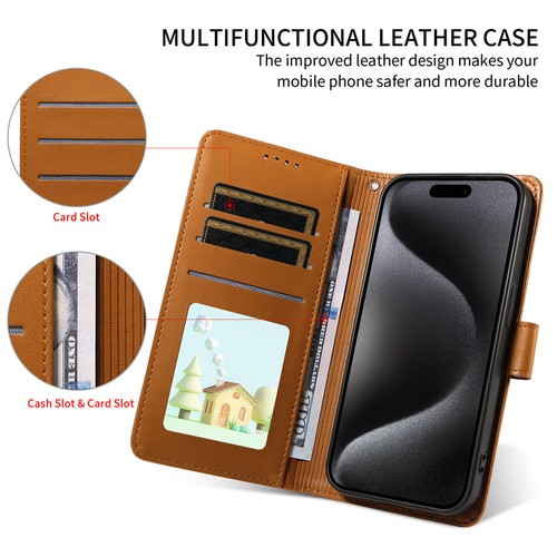 Luxus Leder Brieftasche Etui Handy Hülle für Xiaomi 15 14T Redmi A5 15C 14C 13 - Picture 11 of 15