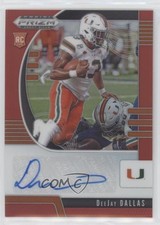 2020 Panini Prizm Draft Picks Rookies Red DeeJay Dallas #223 Auto 0l8