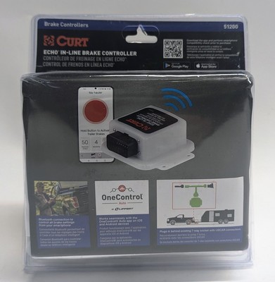 Curt 51200 Echo In-Line Bluetooth Trailer Brake Controller with Bluetooth