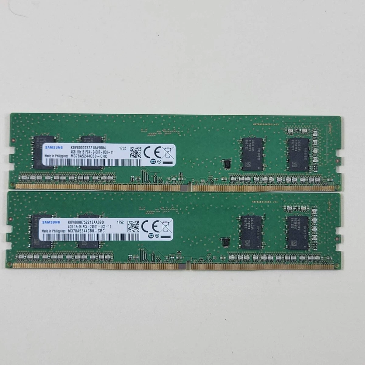 Samsung DDR4 SDRAM 4 GB Capacity per Module Memory (RAM) for sale