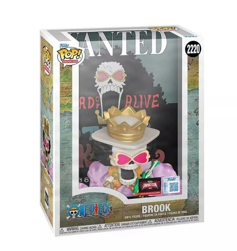 Funko Pop One Piece Wanted Poster Brook #2220 - Target Exclusive
