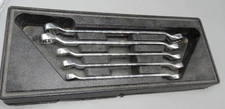 SNAP ON 5 pc XBM 10-19 mm Metric Flank Drive 10º Offset Box Wrench set