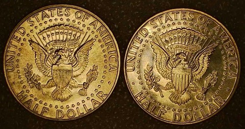 🔥(2) FDC 1995 MEZZO DOLLARO KENNEDY (1) P & (1) D DOPPIO FUSTELLATO DRITTO VARIETÀ - Foto 3 di 10