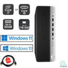 HP Desktop Computer PC i5/i7, up to 32GB RAM Up to 1TB SSD, Windows 11/10 Pro