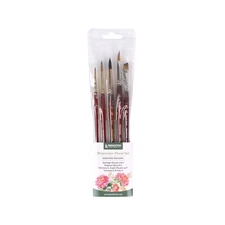 Princeton Artist Brush Co. Watercolor Floral Set - 5pc Short Handle... Fast Ship