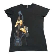 Prince Welcome 2 America T-shirt Womens M Black Slim Short Sleeve 2011