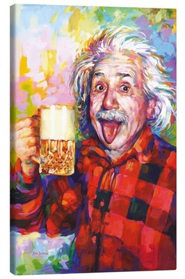 Leinwandbild Prost, Einstein! - Leon Devenice