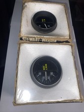 Vintage Stewart Warner Stage 3 Oil Temp And Water Temp Gauge Nos