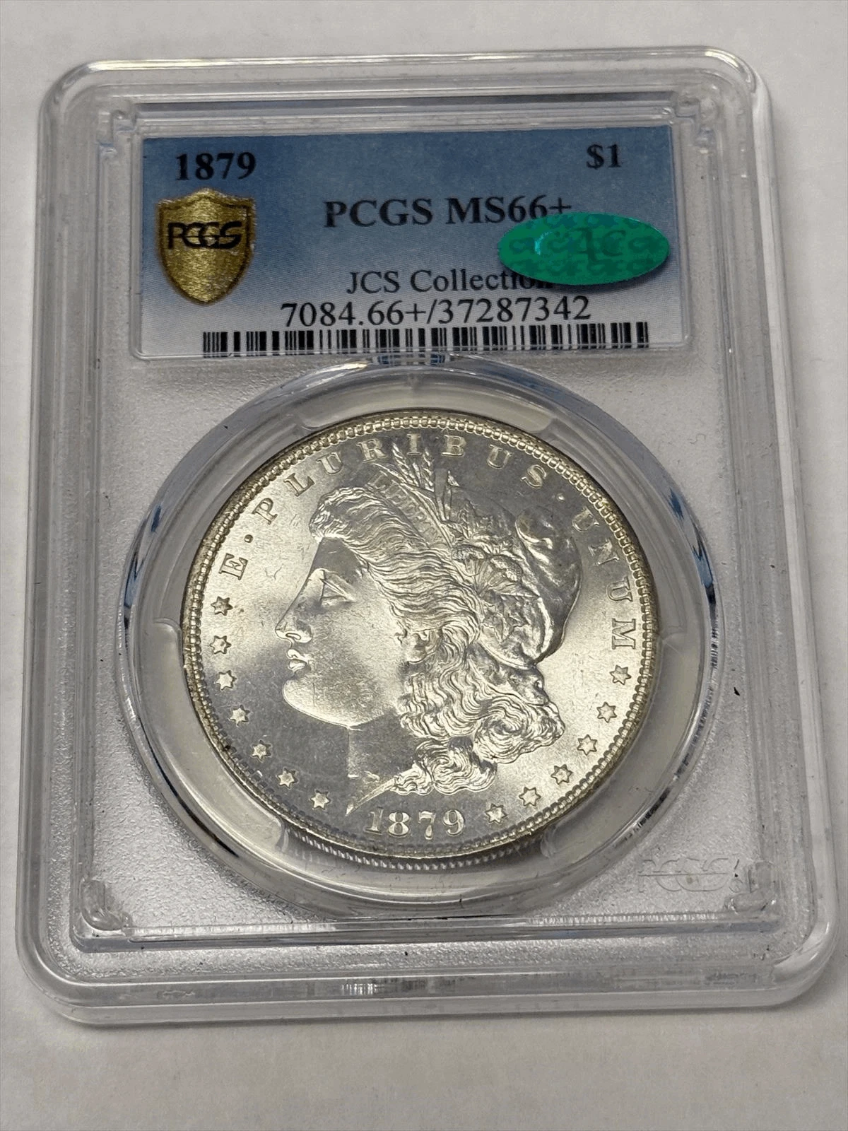 1879 P $1 Morgan Silver Dollar PCGS MS 66+CAC