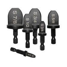 1/4" Air Conditioner AC Copper Tube Expander Swaging Tool Drill Bit Kit Flaring'