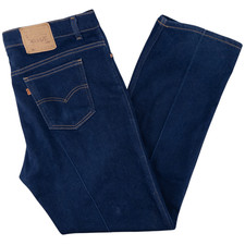 Vintage Levi  s Jeans Men  s 42x32 Dark Blue 517 Denim Bootcut Orange Tab USA 90s