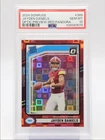 JAYDEN DANIELS 2024 DONRUSS OPTIC RATED ROOKIE RED PANDORA E RC PSA 10 Q0004