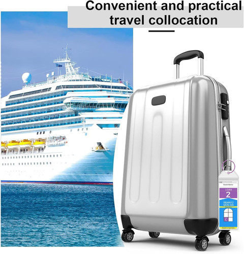 5 Stück Kreuzfahrt Kofferanhänger für Royal Caribbean Schiffe und 1, transparent - Bild 6 von 6