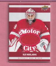 25/26 UPPER DECK RED WINGS CENTENNIAL ALEX NEDELJKOVIC MOTOR CITY JERSEY UD SP