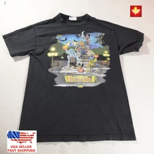 New !!Disney Halloween Party Shirt Comfort Colors 2007 Vintage Not So Scary Tee