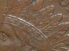 1865 Indian Cent, CAC, S-14 PCGS XF45, Lathe Lines