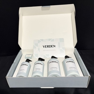 VERDEN D'ORANGERIE HOTEL AMENITY COLL.  SHAMPOO CONDITIONER BODY WASH BODY BALM