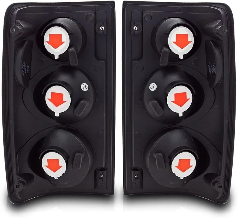 Pair Clear Lens Tail Lights For 1989-1995 Toyota Pickup Truck Brake Rear Lamps  - Image 4 of 4