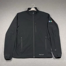 Marmot Jacket Mens Large Black Uber Windbreaker M3 Tempo Gorpcore Full Zip