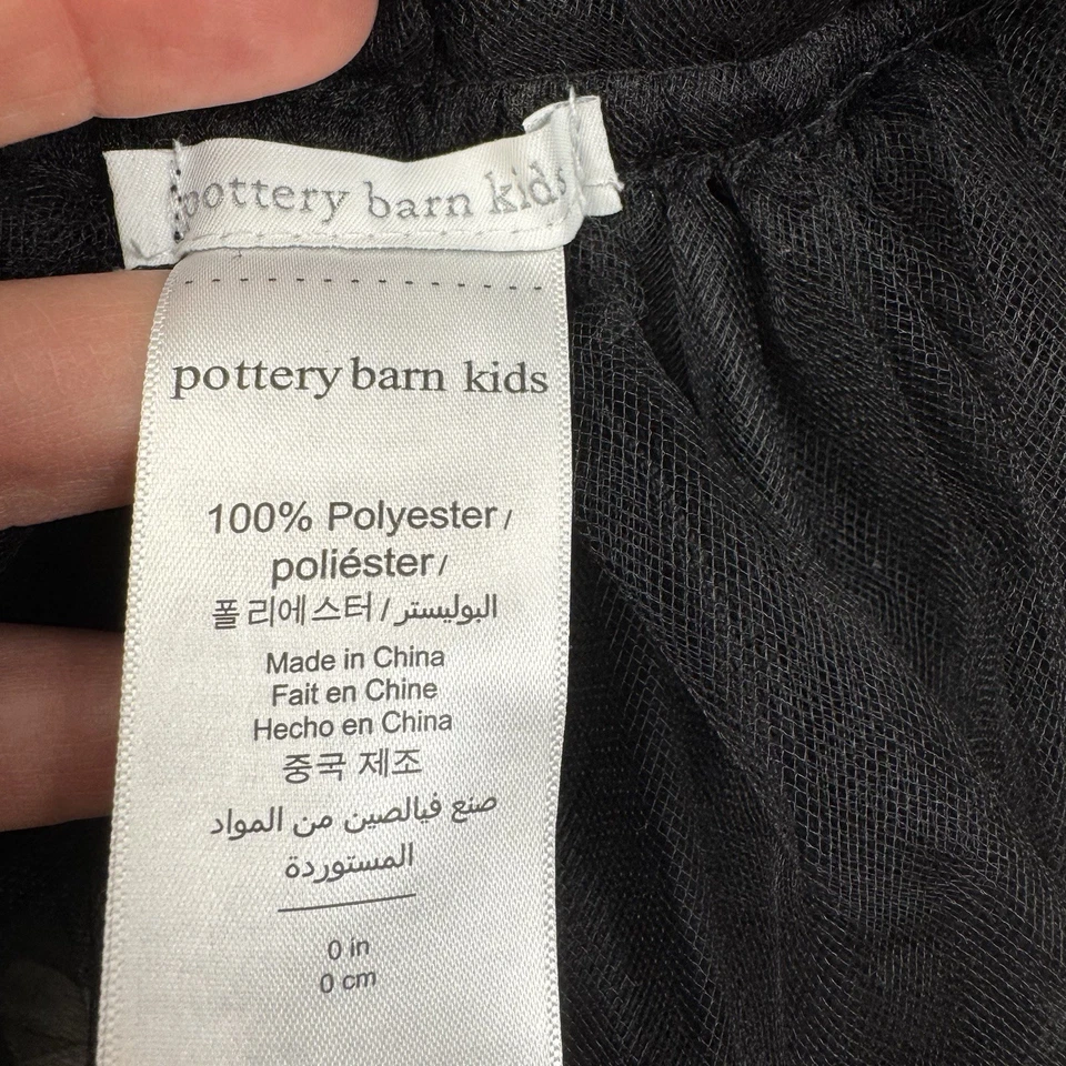 Disfraz de Halloween Pottery Barn para niños capa de bruja solo sin sombrero negro leer nuevo sin etiquetas Foto 4 de 4