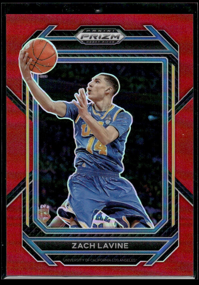 2023-24 Panini Prizm DP Red Prizm Zach LaVine 277/299 UCLA Bruins