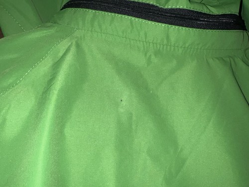 ORNL Oak Ridge National Laboratory Zip Windbreaker Jacket Ladies XL Lime Green - Picture 13 of 14
