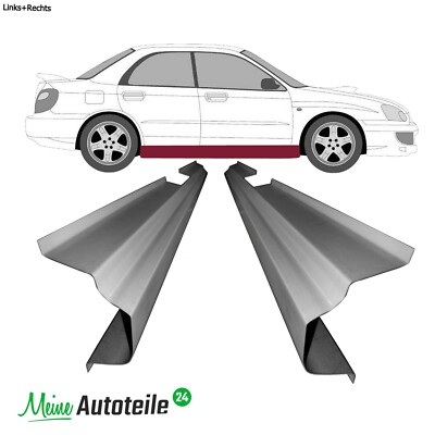  Reparaturblech Schweller für Subaru Impreza 2000-2007 Sedan Kombi DG GG L + R