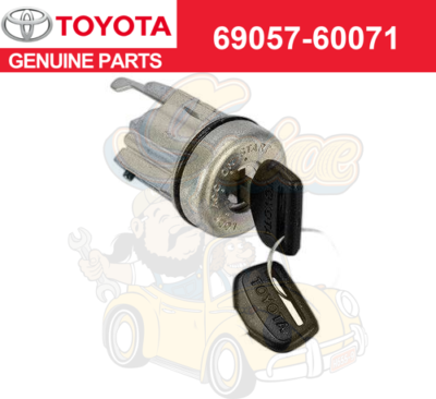 Toyota Genuine CYLINDER & KEY SET, IGNITION SWITCH LOCK 69057