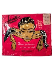Rare NEW 1940s Vintage Spuntex Sheer Nylon Dark Seam Hosiery Garter Stockings