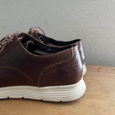 TIMBERLAND Sensorflex Leather Brown Shoes Oxford Mens Sz 13  display picture 3