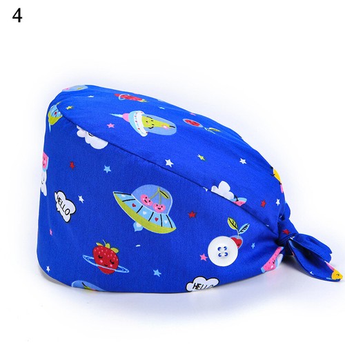 Unisex Nurse Doctor Hat Surgical Scrub Cap Medical Dentist Teeth Dental Cap UK - Picture 38 of 111