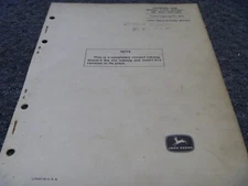 John Deere MK MKH MKO Offset Wheel Type Disk Harrow Parts Catalog Manual PC-823