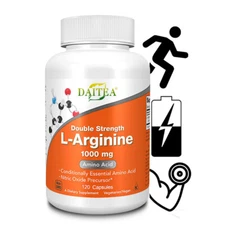 Daitea L-Arginine 1000 MG,Extra Strength Nitric Oxide & Circulation Boost 30-120