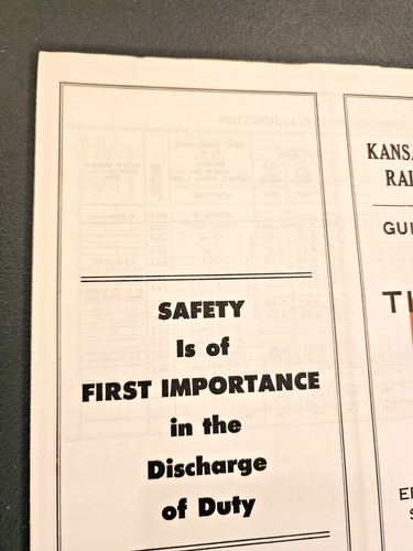 1956 Kansas City Southern Railway 87 Timetable Railroad RR Gulf Coast Lines R247 - Picture 3 of 9
