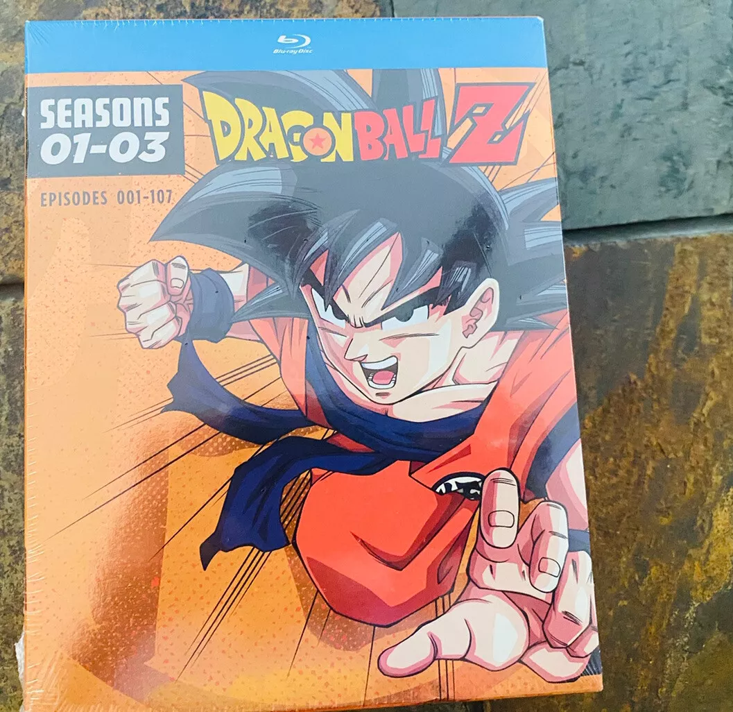 Dragon Ball Z Seasons 01-03 Episodes 001-107 (Blu-ray Box Set) Brand New  Sealed