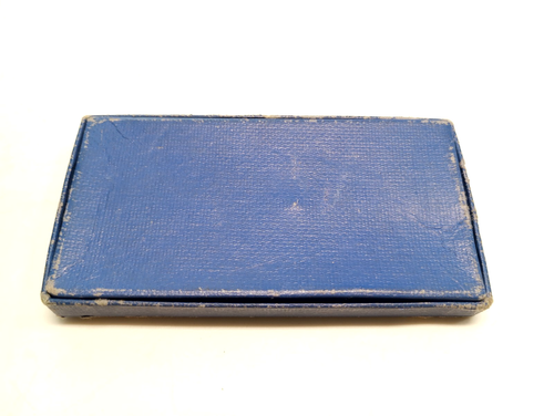 De colección Segunda Guerra Mundial Marina de los Estados Unidos Servicio de Ocupación Metal en Estuche Original como se ve - Imagen 6 de 6