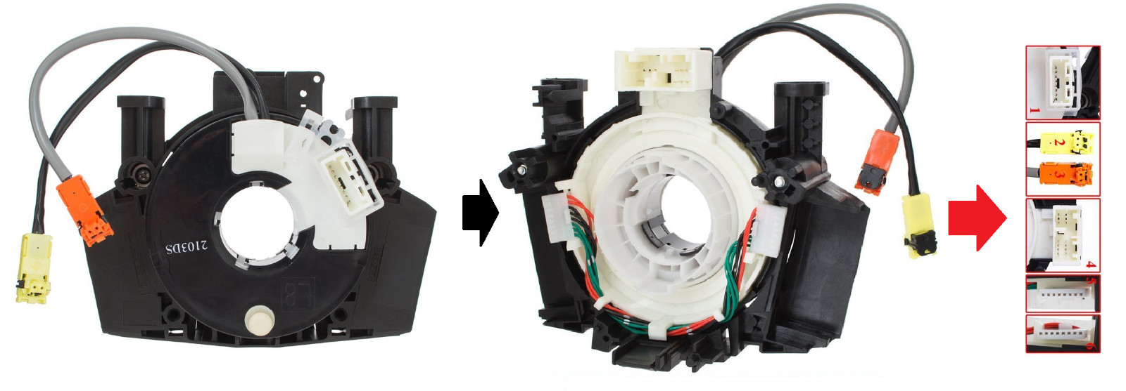 Cassette airbag de rechange pour Nissan Pathfinder R51 fabrication haute précision