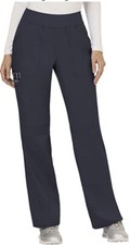 WW Revolution by Cherokee Women's Mid Rise Straight Leg Pull-on Scrub Pant Tall