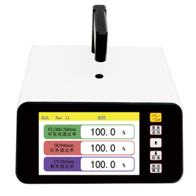 Optical Transmission Meter Blue-violet Light Transmittance Tester for Glasses