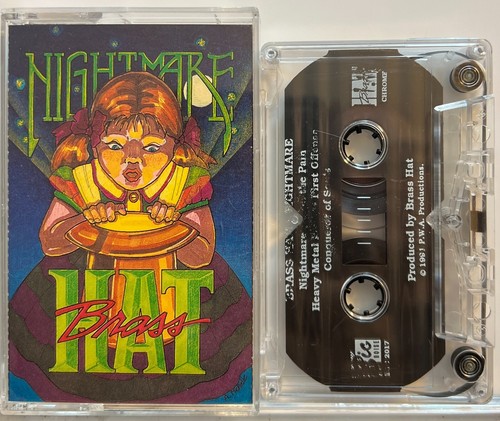 Brass Hat : Nightmare (Cassette Tape 1991 P.W.A. Productions) *Rare* *Very Good* - Picture 1 of 2