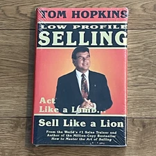 Legendary Sales Book:  Tom Hopkins' "Low Profile Selling", 1994, FACTORY-SEALED